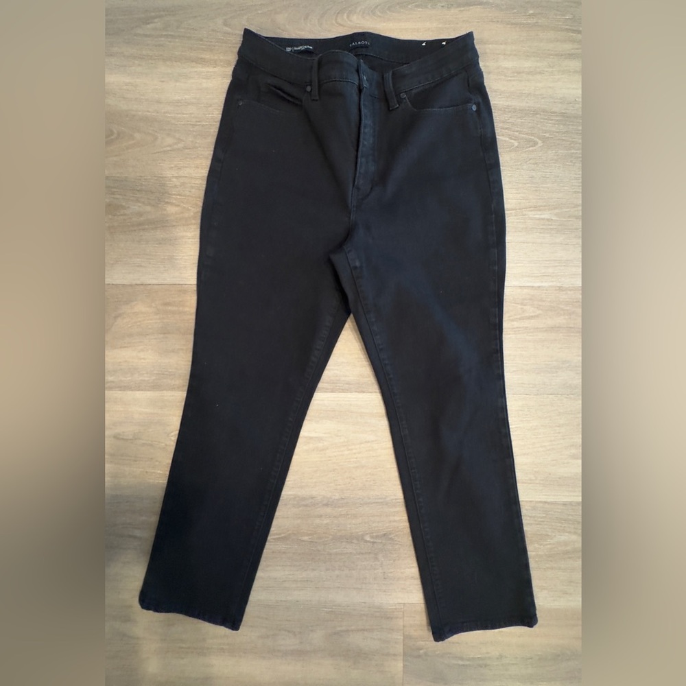 Talbots Women's Black Straight Leg Jeans Curvy Fit - Picture 3 of 9